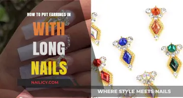 Long Nails, Small Earring Backs: A Guide