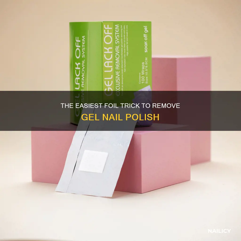 how to put foil on nails to remove gel polish