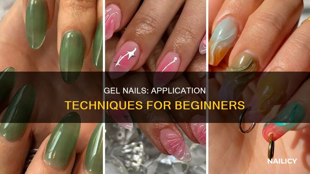how to put gel nails on