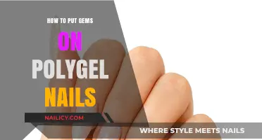 Easy Gem Application: Enhance Your Polygel Nails with Sparkling Stones
