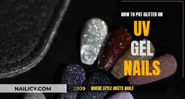UV Gel Nails: Adding Glitter for Sparkly Manicures