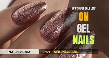 Gel Nails: Gold Leaf Application Techniques