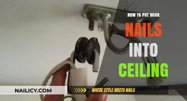 Easy Guide: Installing Hook Nails into Ceilings for Secure Hanging