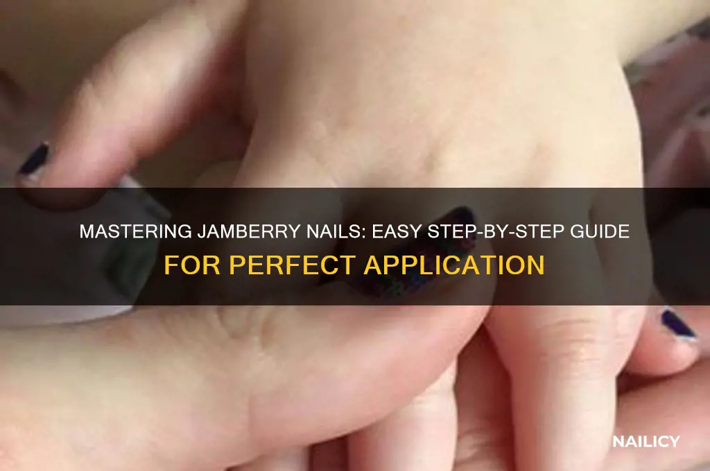 how to put jamberry nails on fingers