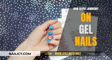 Applying Jamberry Nail Wraps on Gel Nails