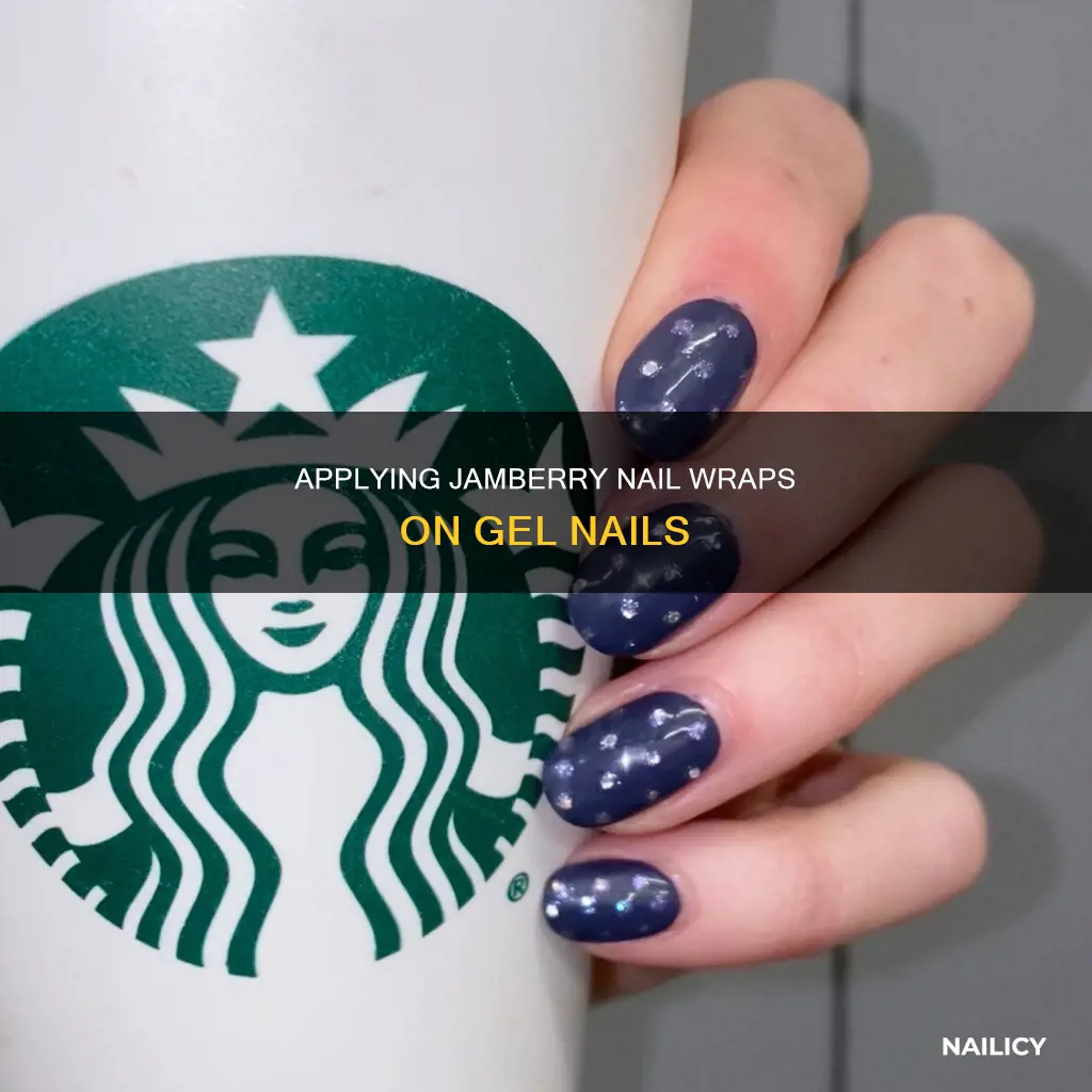 how to put jamberry on gel nails