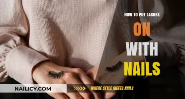 Mastering Lash Application: Tips for Using Nails Effortlessly