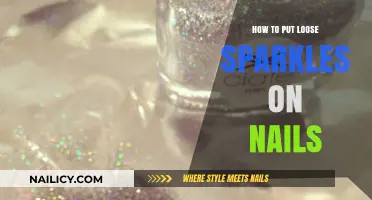 Easy Nail Art: Applying Loose Sparkles for a Dazzling Manicure
