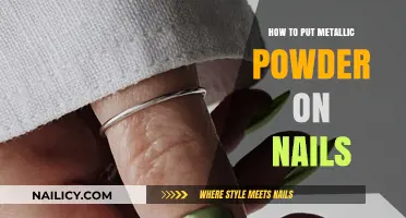 Glam Up Your Nails: Easy Metallic Powder Application Guide