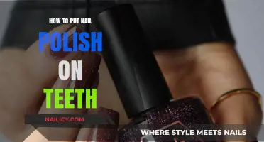 Unusual Trend Alert: Applying Nail Polish on Teeth Safely and Stylishly