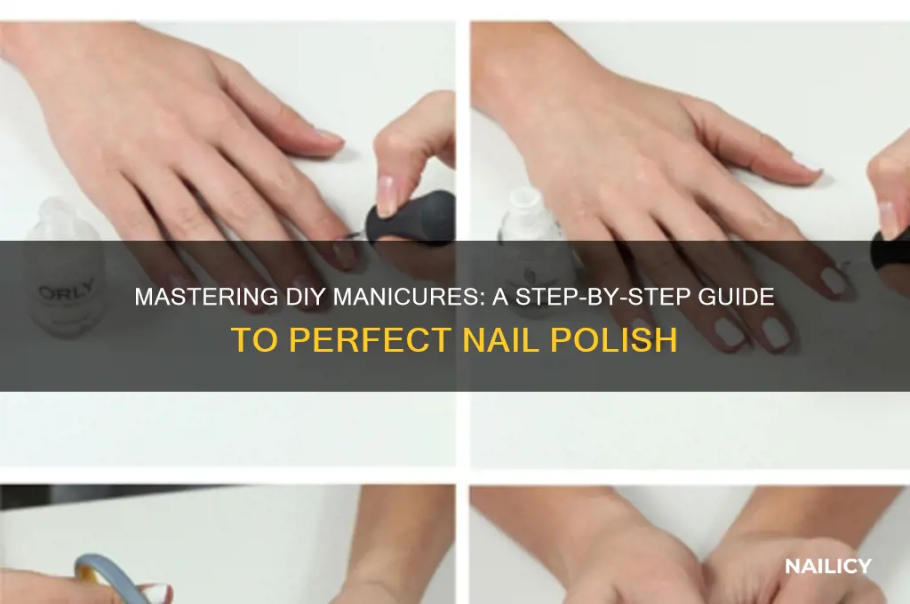 how to put nail polish on yourself