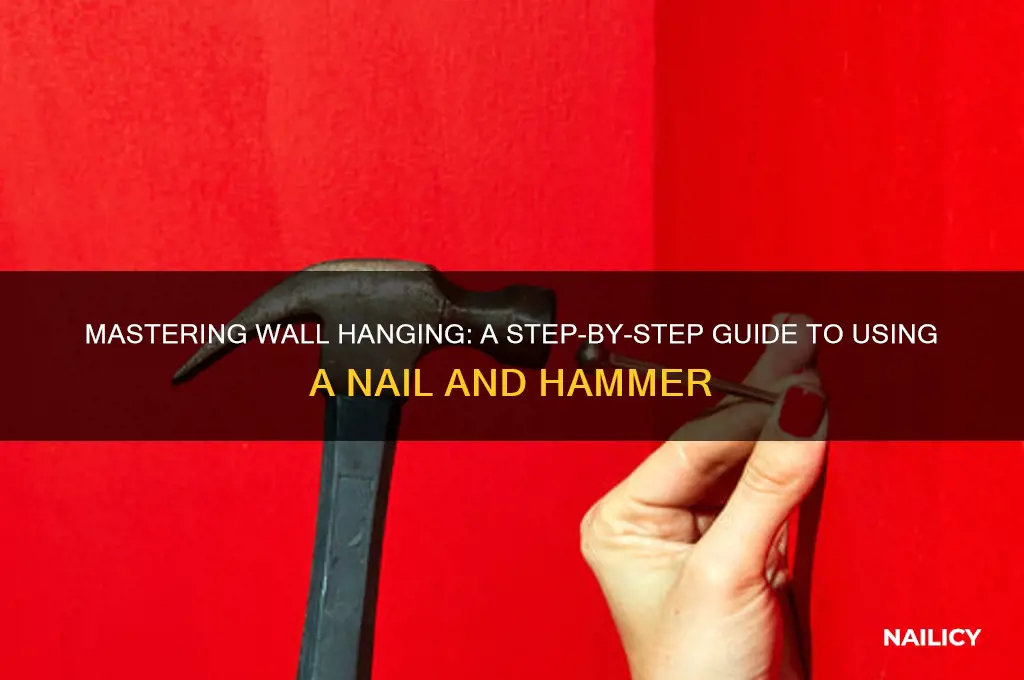 how to put nail qit hammer in wall