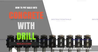 Drilling into Concrete: A Step-by-Step Guide to Hanging Nails