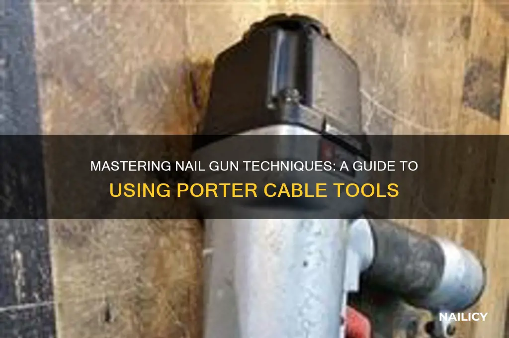 how to put nails on porter cable