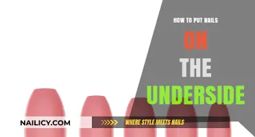 Mastering the Art of Attaching Nails to the Underside