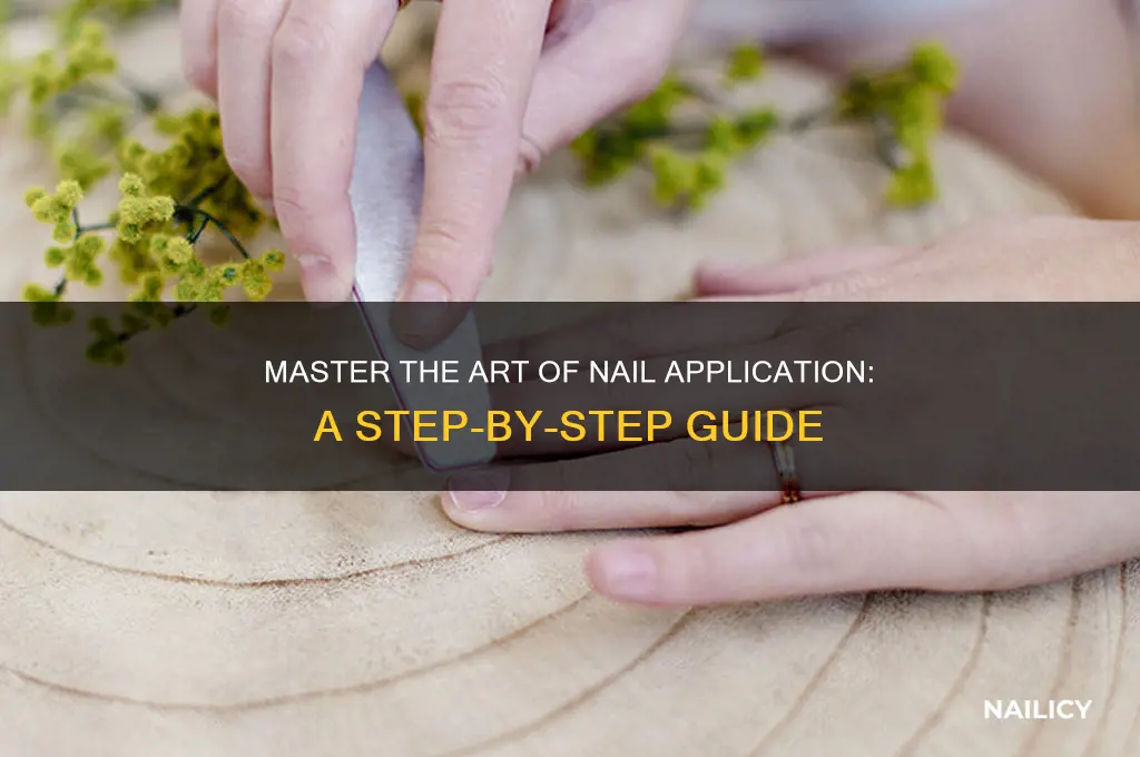 how to put nails