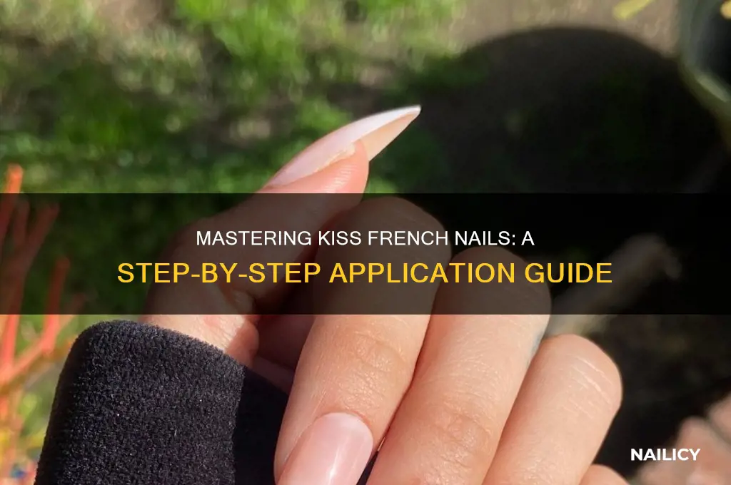 how to put on kiss french nails