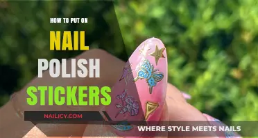 Effortless Nail Art: Mastering the Application of Nail Polish Stickers