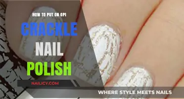 Mastering OPI Crackle Nail Polish: Easy Application Tips & Tricks