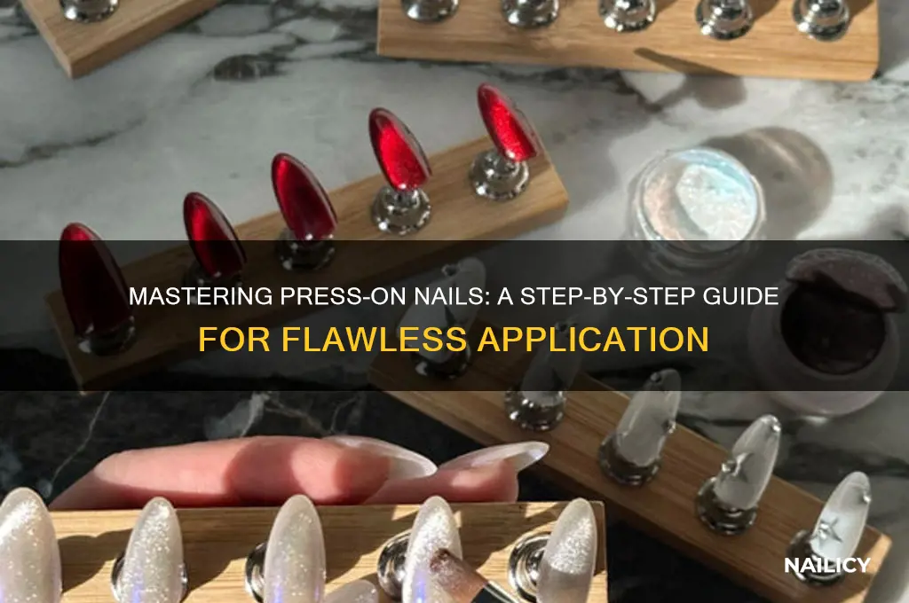how to put on press on nails