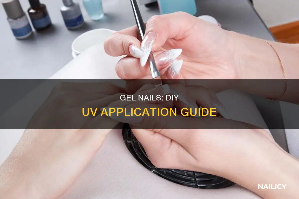 how to put on uv gel nails