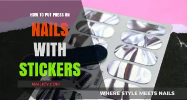 Easy Press-On Nail Application: Using Stickers for Quick & Flawless Results