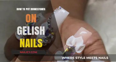 Sparkle Up: Easy Rhinestone Application for Gelish Nails
