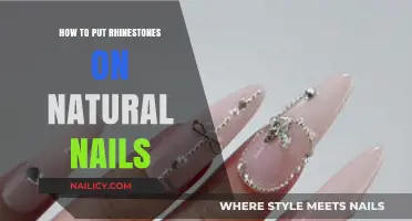 Easy Rhinestone Nail Art: Enhance Your Natural Nails with Sparkle
