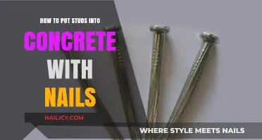 Easy Guide: Installing Studs into Concrete Using Nails Effectively