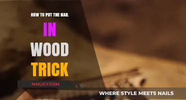 Master the Woodworking Trick: Effortlessly Drive Nails into Wood