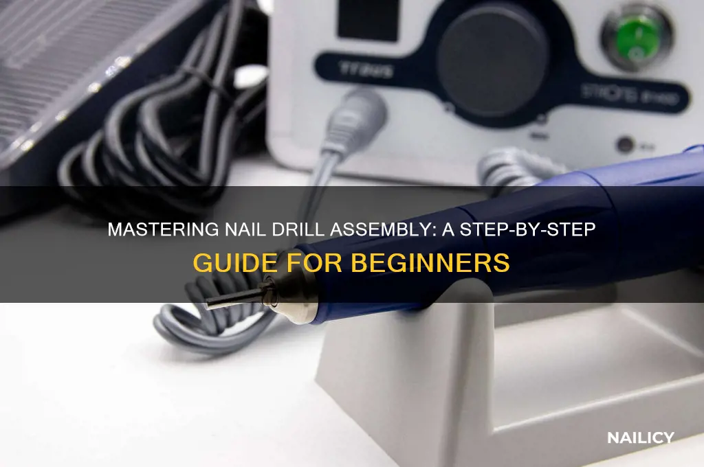 how to put together a nail drill