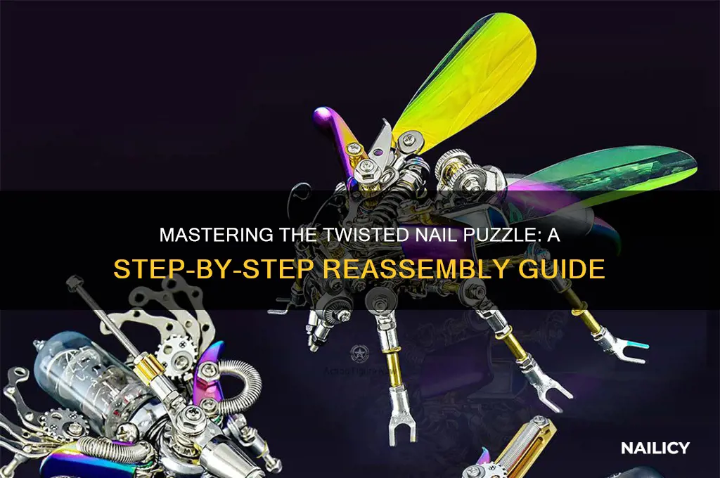 how to put twisted nail puzzle back together