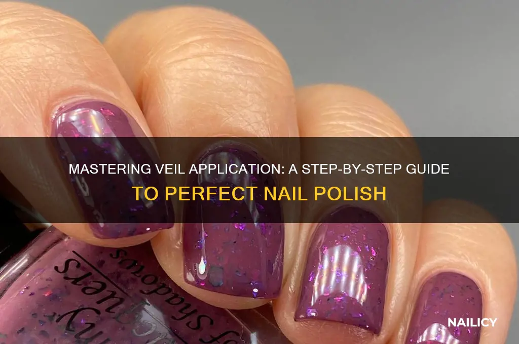 how to put veil on nail polish