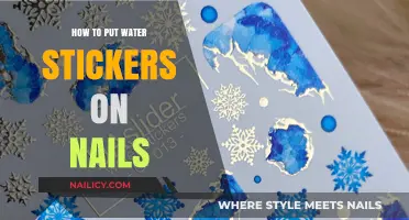 Easy Nail Art: Applying Water Stickers for Stunning Manicures