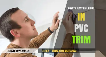 Fill Nail Holes in PVC Trim with Putty