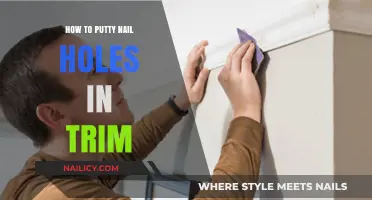 Fill Nail Holes in Trim with Putty Like a Pro