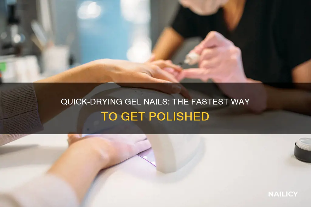 how to quick dry gel nail polish