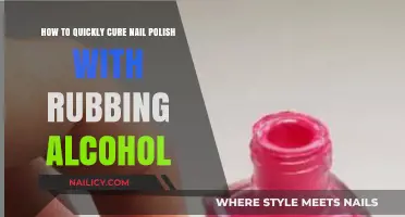 Fast Nail Polish Drying Hack: Rubbing Alcohol Method Revealed