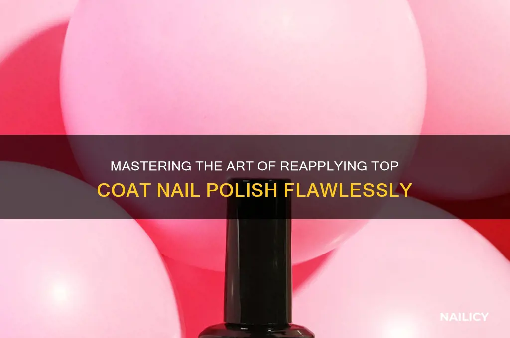 how to re-apply top coat nail polish