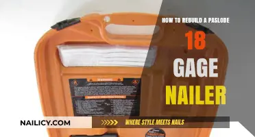 Rebuilding Your Paslode 18-Gauge Nailer: A Step-by-Step Repair Guide