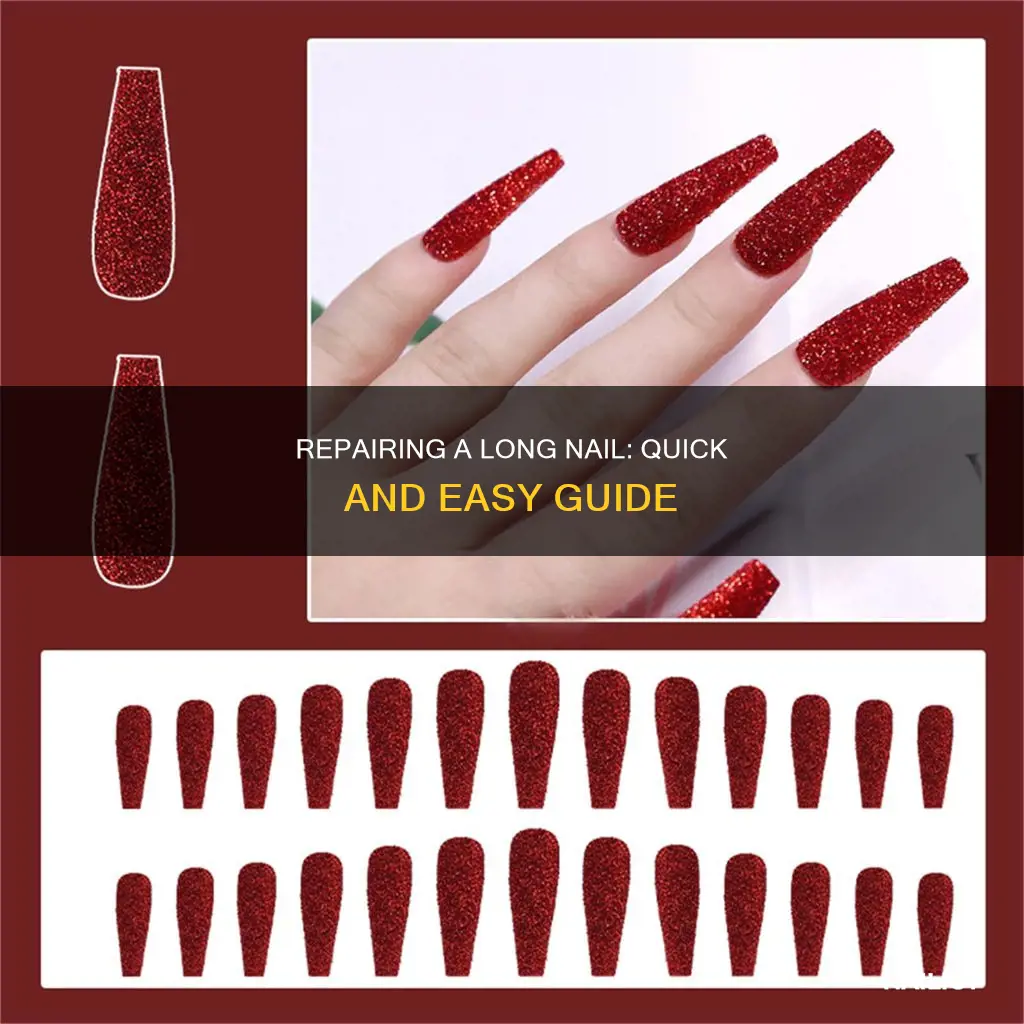 how to reconnect a long nail