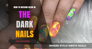 Glowing Manicure Magic: Mastering the Art of Recording Glow-in-the-Dark Nails