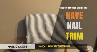 Revamping Chairs: Removing Nail Trim for a Fresh Look
