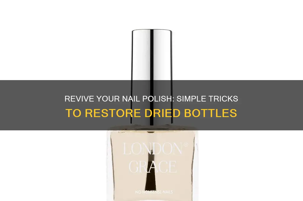 how to recover dried nail polish