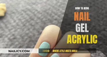 The Perfect Redo: Gel Acrylic Nails at Home