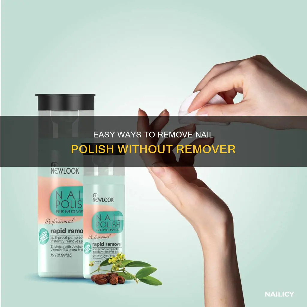 how to relove nail polish with out nail polish remover