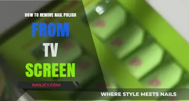 Quick Fix: Safely Removing Nail Polish from Your TV Screen