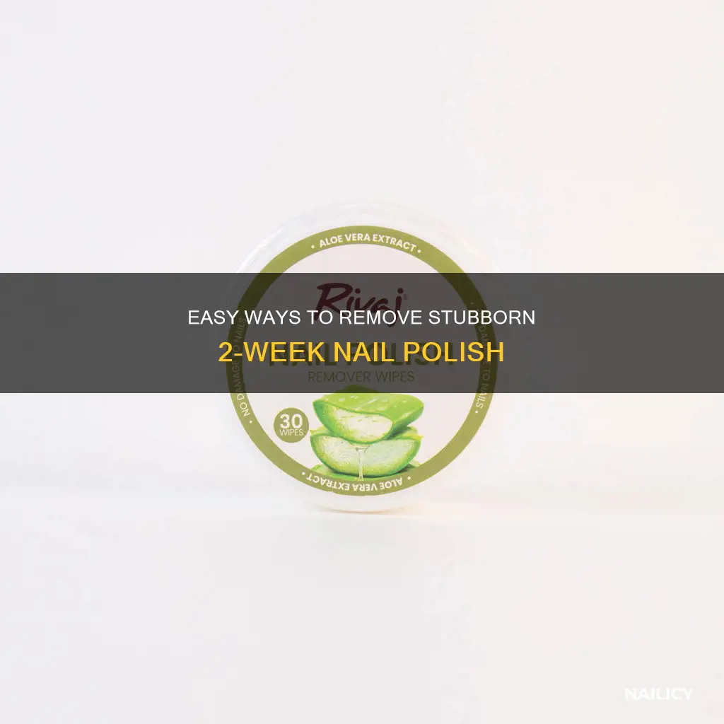how to remove 2 week nail polish