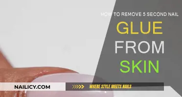 Removing 5-Second Nail Glue from Skin: Quick and Easy Guide