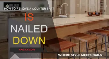 Removing a Nailed-Down Counter: Effective Strategies and Techniques